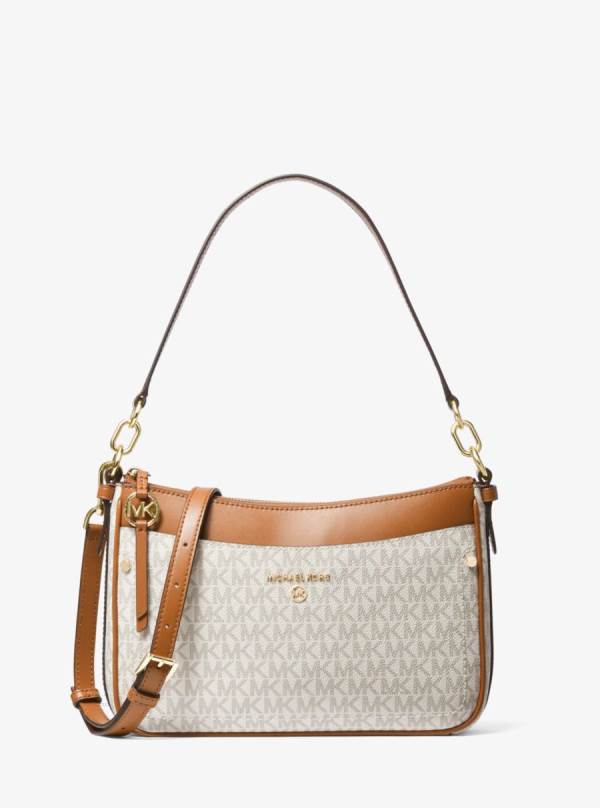 Damske Taška Cez Rameno Michael Kors Jet Set Medium Logo Hnedožltý Hnede - Kabelky Michael Kors Slevy | AZVPB-4871